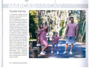 Revista Miudos Graudos Puzzle Family.